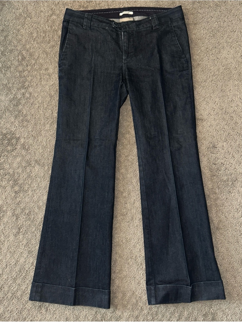 Banana Republic Dark Wash Wide Leg Jeans